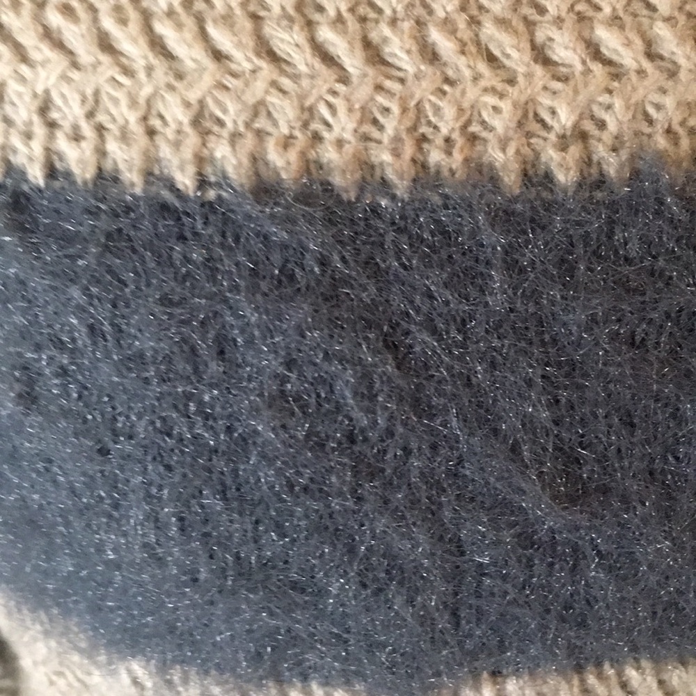 Lapis Large Polyester Wool Sweater Lagenlook Soft… - image 7